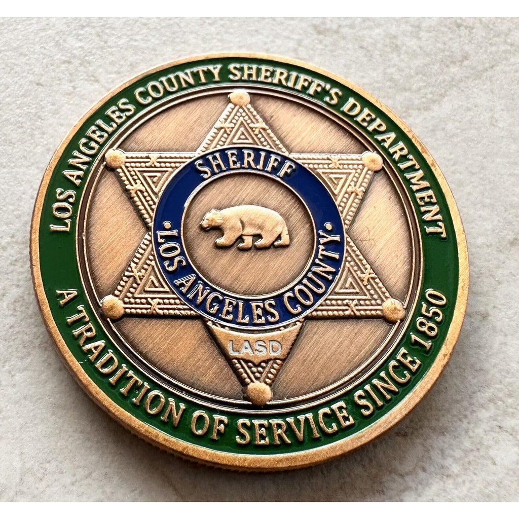Los Angeles LA county sheriff LACS challenge coin