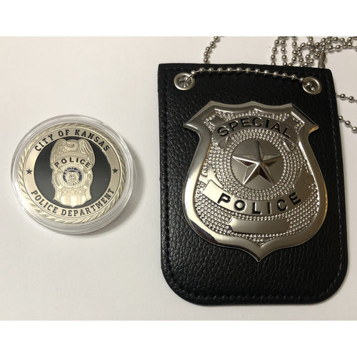 City of Kansas PD Police Department Agent Challenge Coin w/ Retirement Award