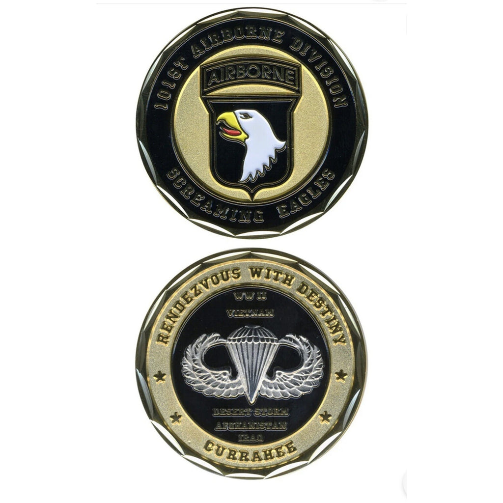 101st Airborne Air Assault Division / U.S. Army Screaming Eagles Challenge Coin
