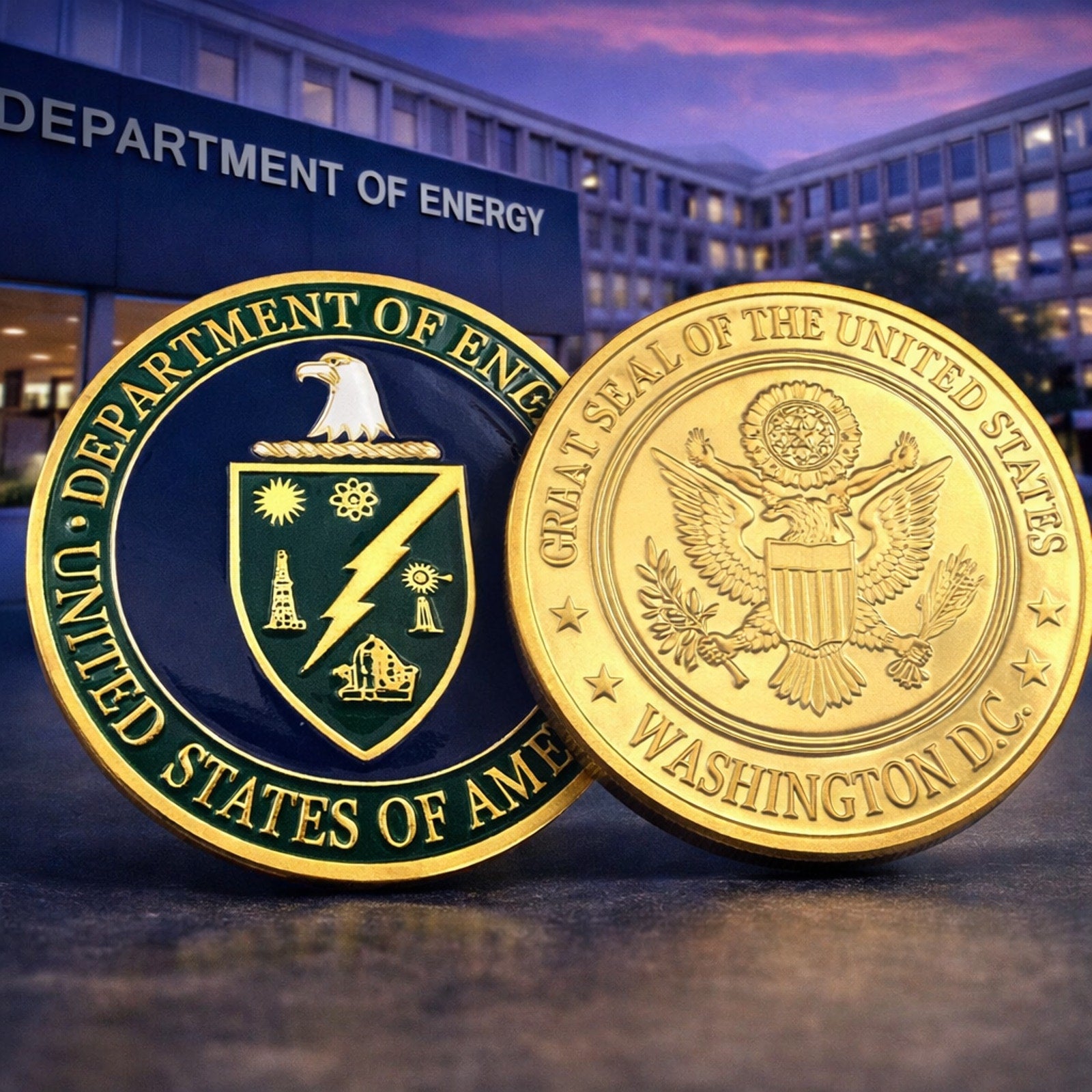 Department of Energy (DOE) Challenge Coin ·FAST SHIPPING· ·NEW·