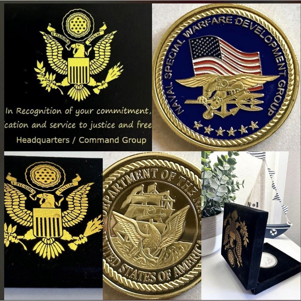U S NAVAL SPECIAL WARFARE DEVELOPMENT GROUP Challenge Coin USA