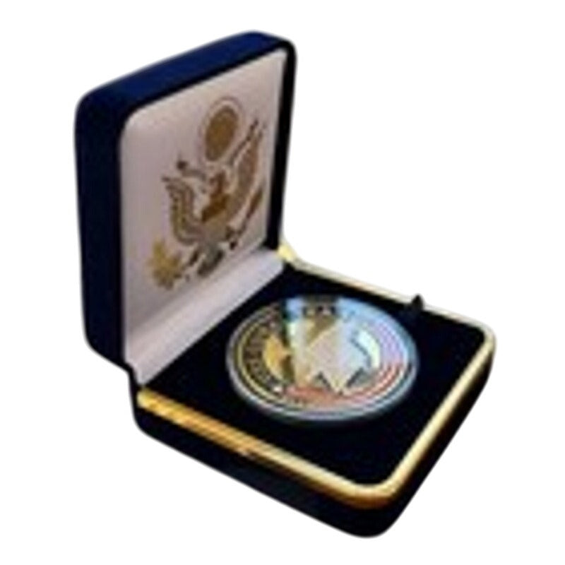Department of Energy (DOE) Challenge Coin With Blue Velvet Case. Fast Shipping!