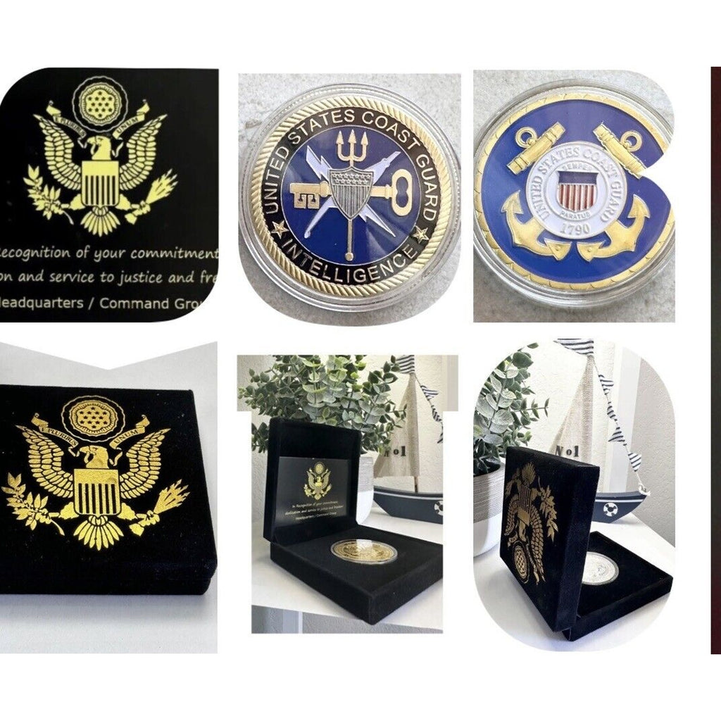 US COAST GUARD INTELLIGENCE Challenge Coin USA New!