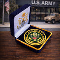 US Army Veteran Challenge Coin Gold. Perfect Gift! ·FAST SHIPPING· ·NEW·