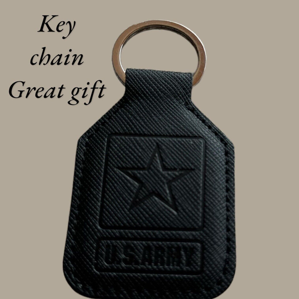 US ARMY VETERAN WITH ARMY STRONG STAR LOGO KEY CHAIN SOLDIER FOR LIFE
