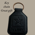US ARMY VETERAN WITH ARMY STRONG STAR LOGO KEY CHAIN SOLDIER FOR LIFE