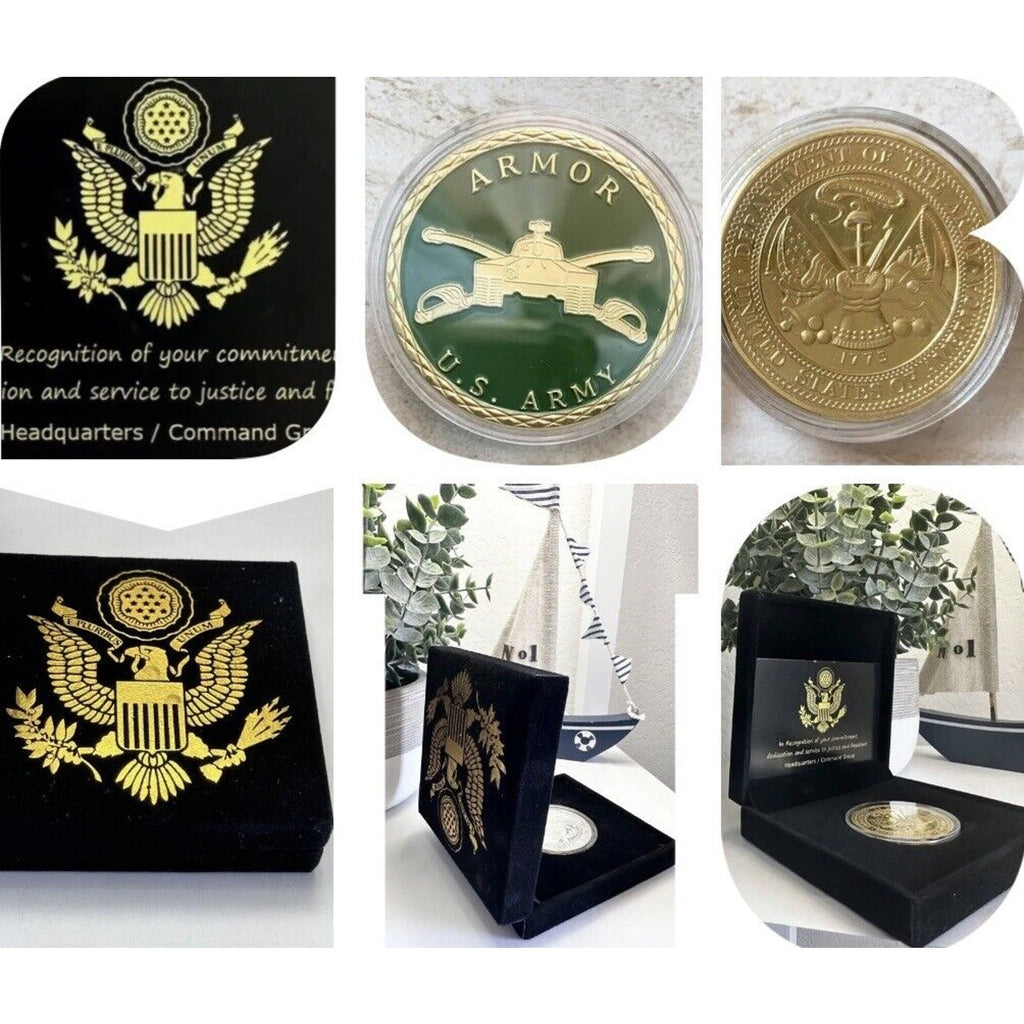 US Army Armor Branch Challenge Coin USA