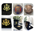 US SECRET SERVICE Department Of Home land Security Challenge Coin W Velvet Case