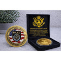 CITY OF SACRAMENTO POLICE DEPT CHALLENGE COIN USA w/ Retirement Award
