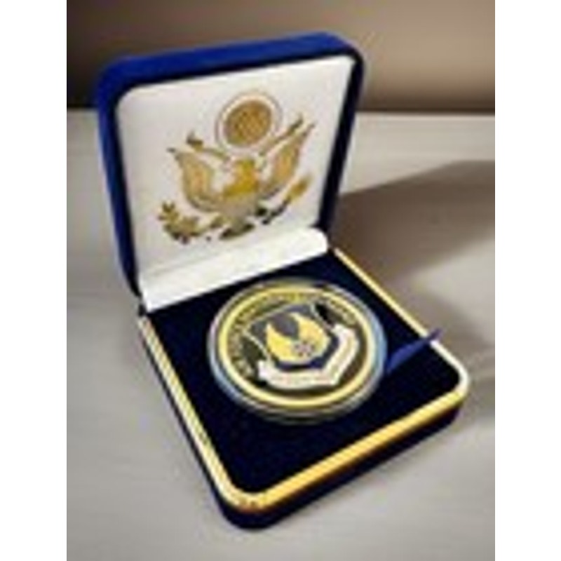 Department of Energy (DOE) Challenge Coin With Blue Velvet Case. Fast Shipping!
