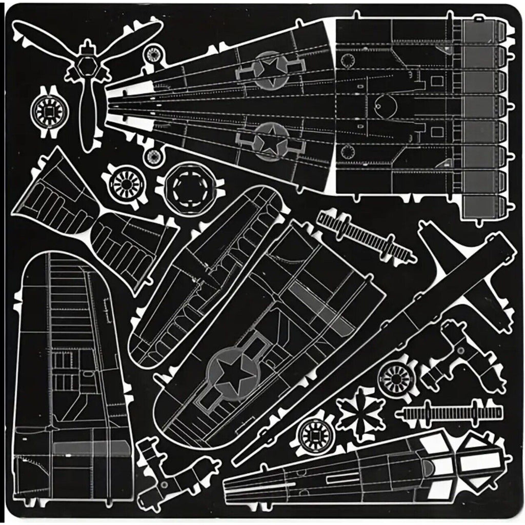 Metal Earth F4U Corsair US Fighter Plane 3D DIY Model Building Kit Aircraft