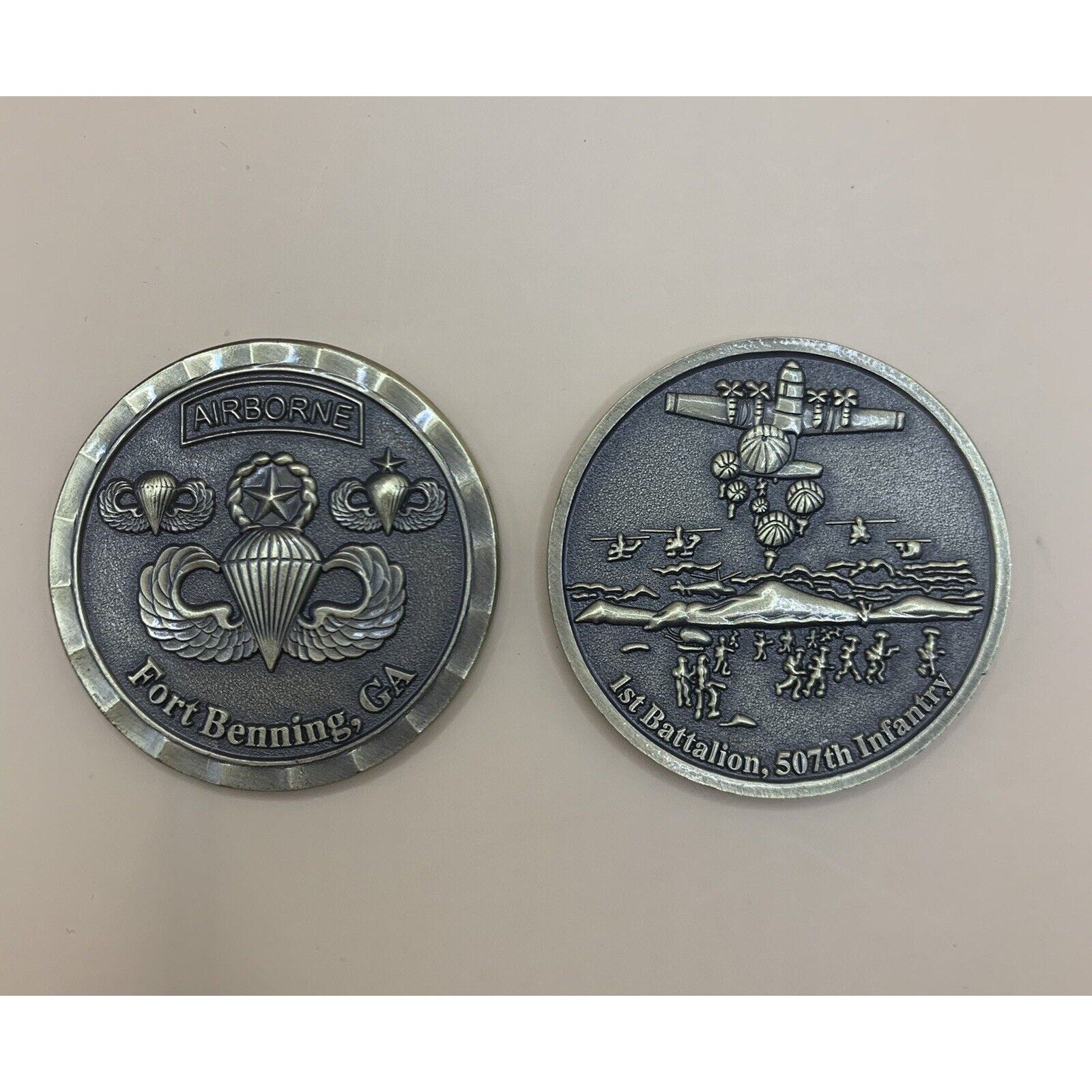 US ARMY AIRBORNE School Fort Benning GA 1st Battalion 507th-Retirement Award