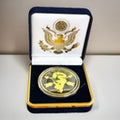Department of Energy (DOE) Challenge Coin With Blue Velvet Case. Fast Shipping!
