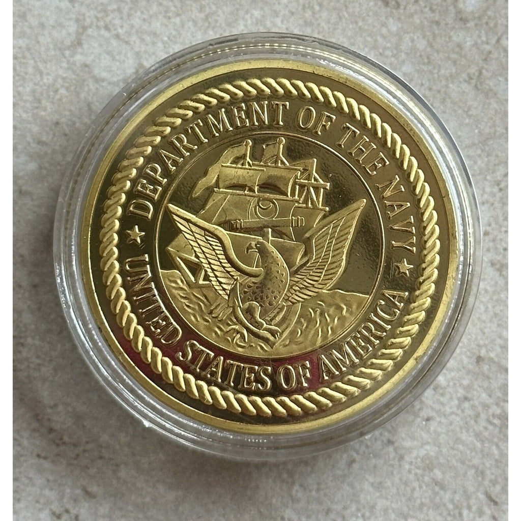 U S NAVY CHAPLAIN CORPS Challenge Coin USN