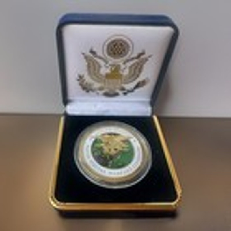 Department of Energy (DOE) Challenge Coin With Blue Velvet Case. Fast Shipping!