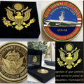 US NAVY - USS RONALD REAGAN - CVN-76 Challenge Coin USA