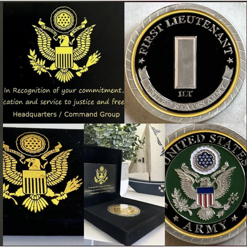 Challenge Coin Army Rank First Lieutenant Coin USA Army