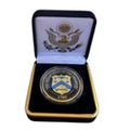 Department of Energy (DOE) Challenge Coin With Blue Velvet Case. Fast Shipping!