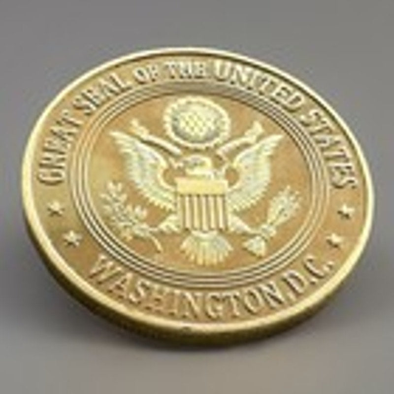 Department of Energy (DOE) Challenge Coin With Blue Velvet Case. Fast Shipping!