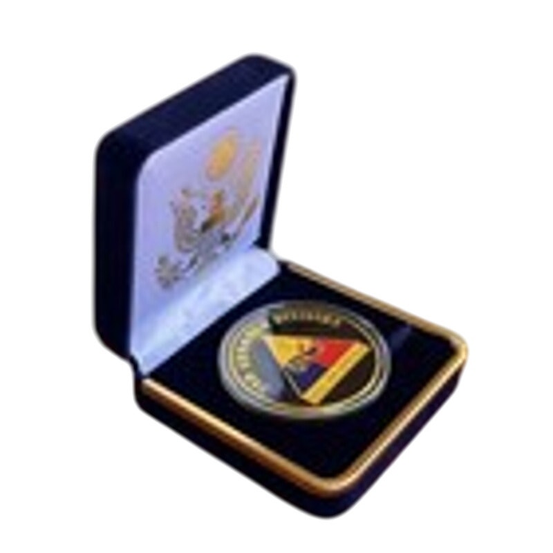 Department of Energy (DOE) Challenge Coin With Blue Velvet Case. Fast Shipping!