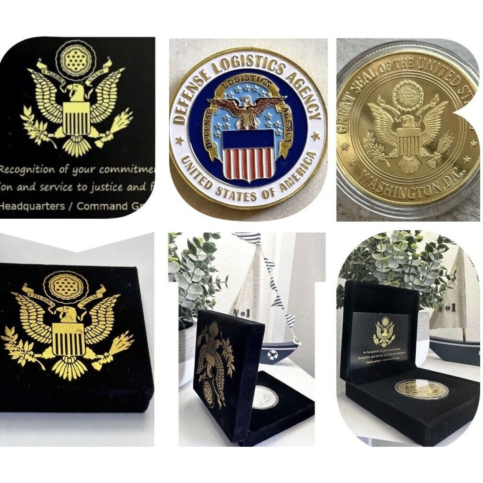 United States Defense Logistics Agency Challenge Coin USA