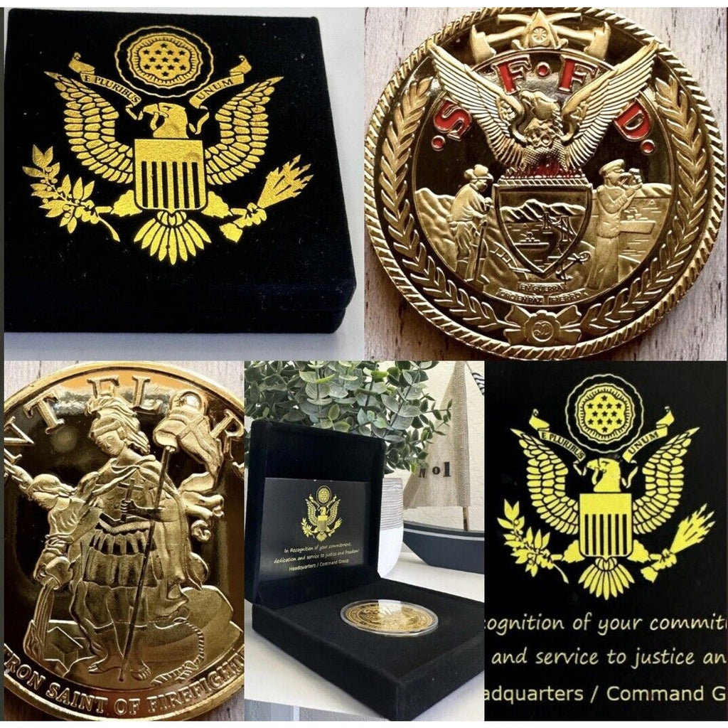 SFFD SAN FRANCISCO FIRE DEPT Challenge Coin USA