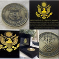 US Army Counter Intelligence Officer/ Special Agent Badge Coin Retirement Award