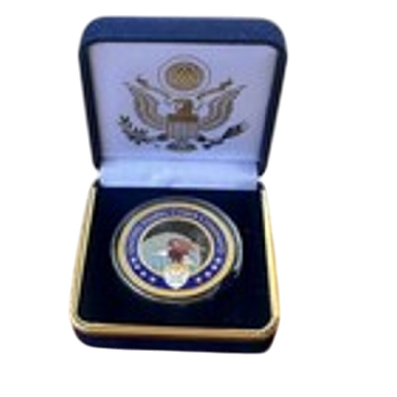 Department of Energy (DOE) Challenge Coin With Blue Velvet Case. Fast Shipping!