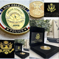 CITY OF NEW ORLEANS Police Dept. Challenge Coin With Retirement Award