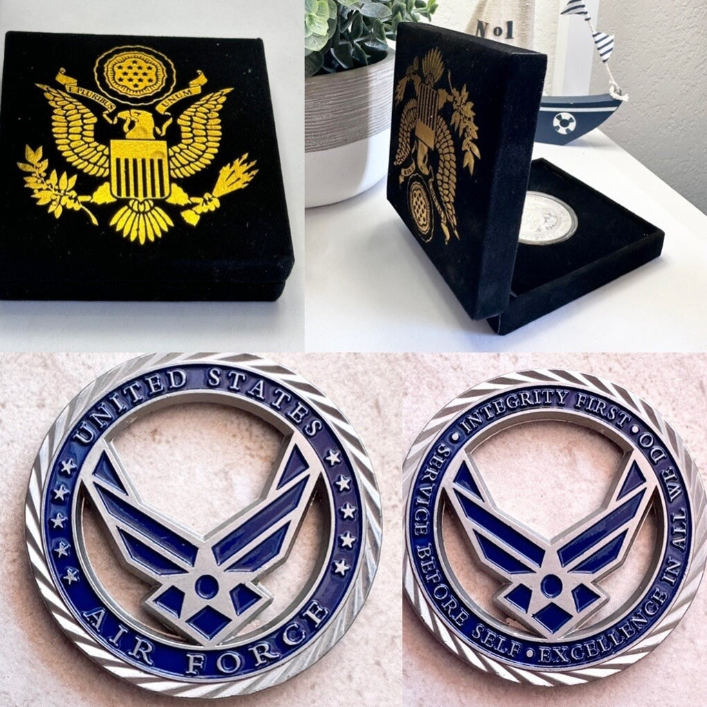UNITED STATES AIR FORCE INTEGRITY FIRST SERVICE BEFORE SELF w/ Retirement Award
