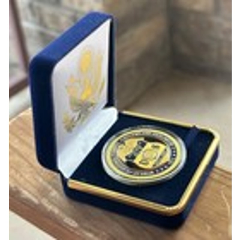 Department of Energy (DOE) Challenge Coin With Blue Velvet Case. Fast Shipping!