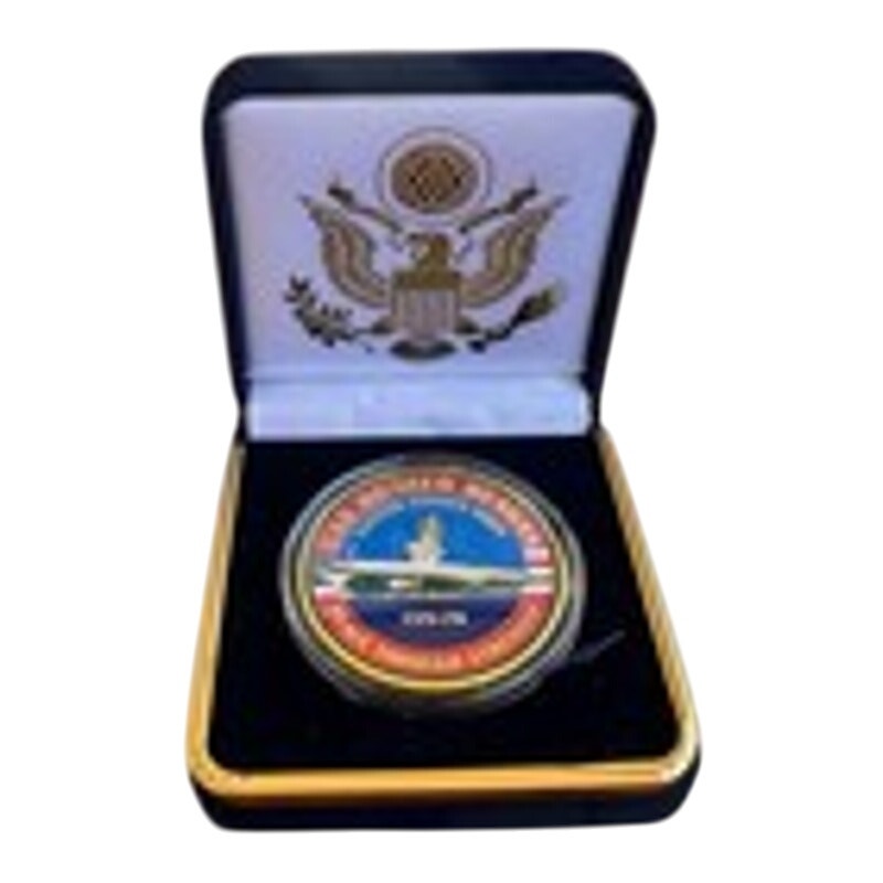 Department of Energy (DOE) Challenge Coin With Blue Velvet Case. Fast Shipping!