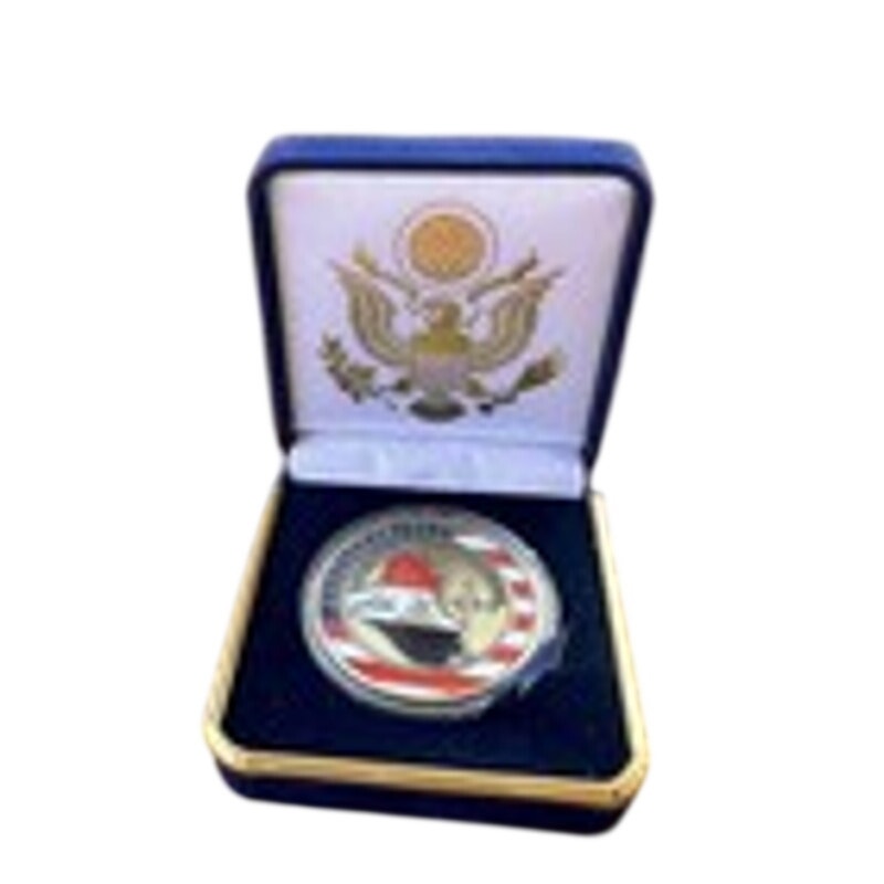 Department of Energy (DOE) Challenge Coin With Blue Velvet Case. Fast Shipping!