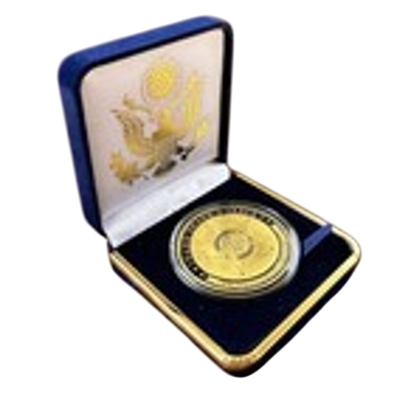 Department of Energy (DOE) Challenge Coin With Blue Velvet Case. Fast Shipping!