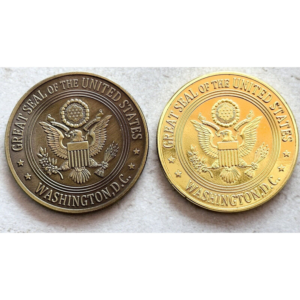 2 pcs Federal Bureau of Investigation ( FBI ) Official Seal Badge Special Agent