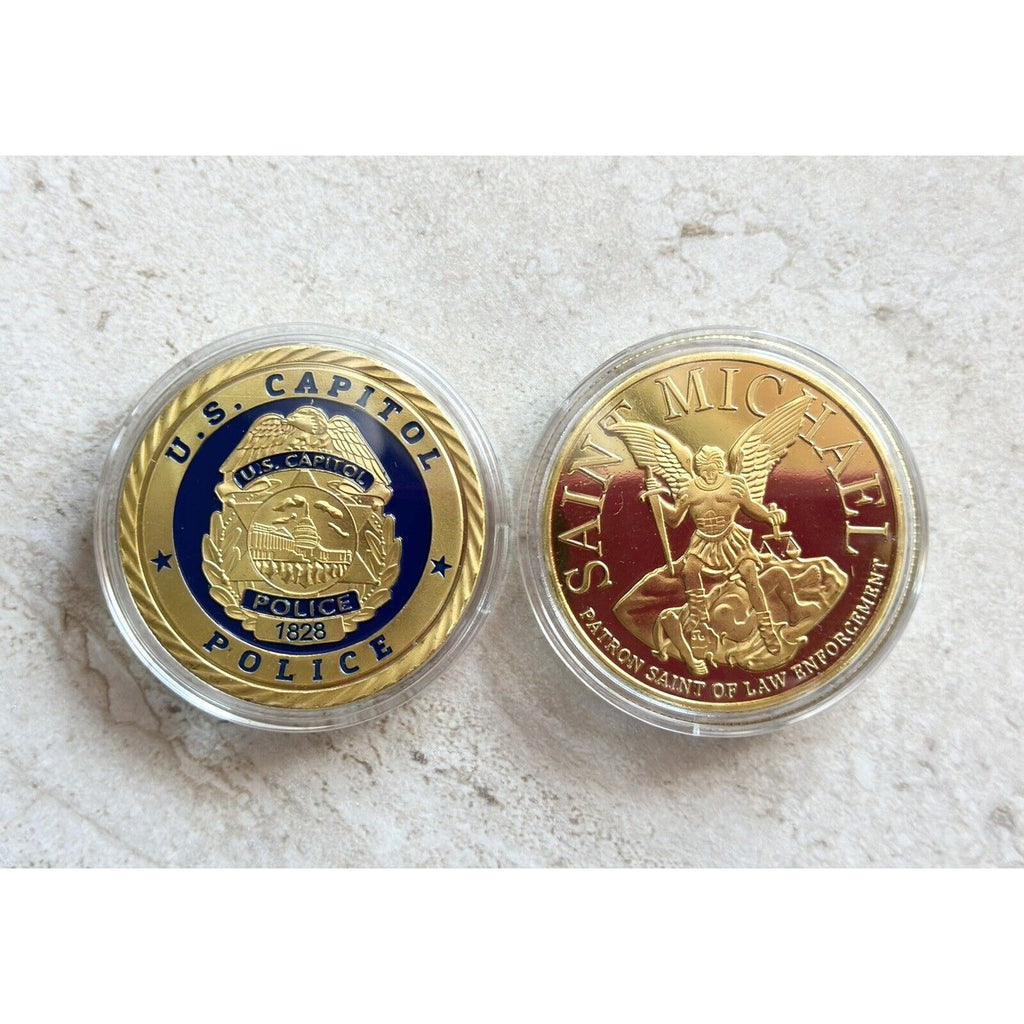 UNITED STATES US CAPITOL POLICEo Officer Challenge Coin