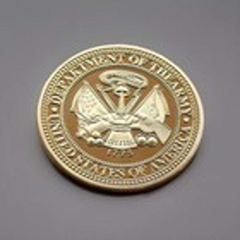 3RD Infantry Division US Army Challenge Coin Keychain “Rock of the Marne"