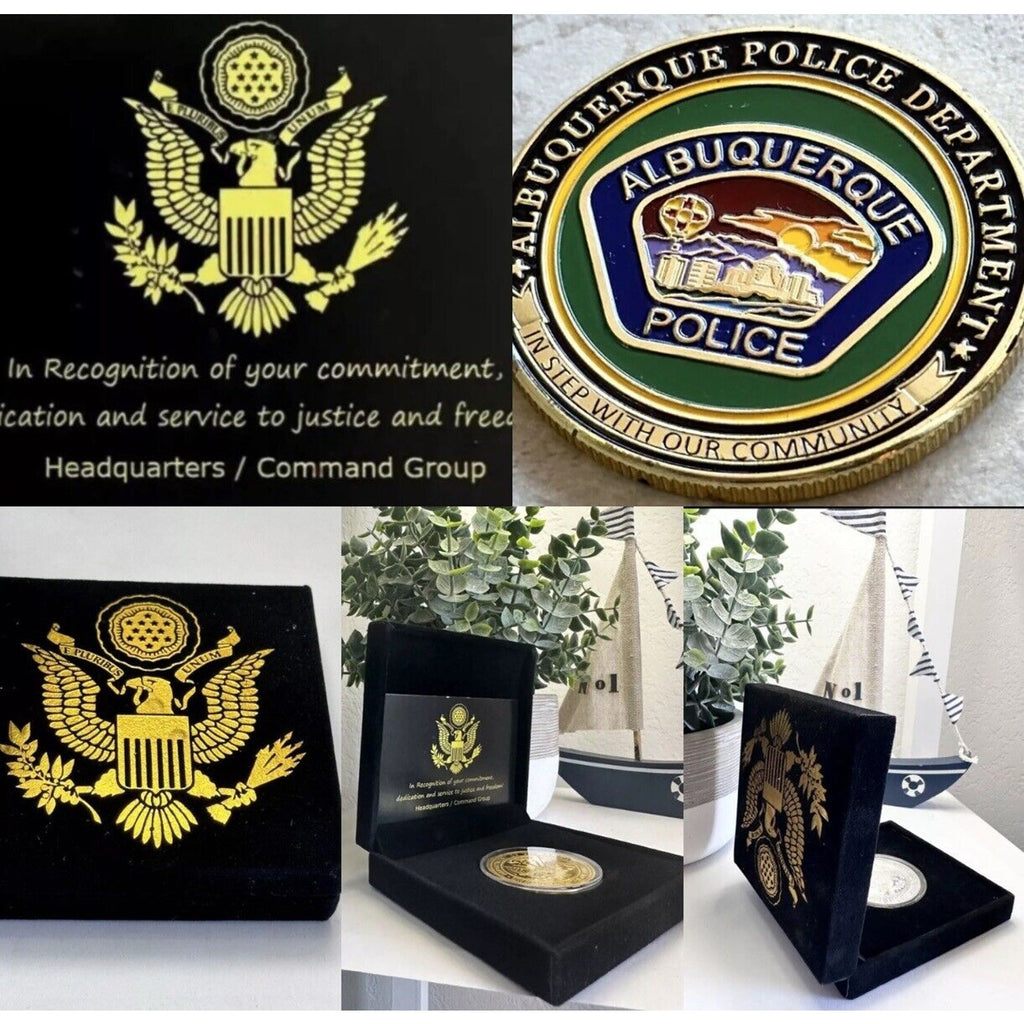City Of Albuquerque Police Officers Dept Challenge Coin