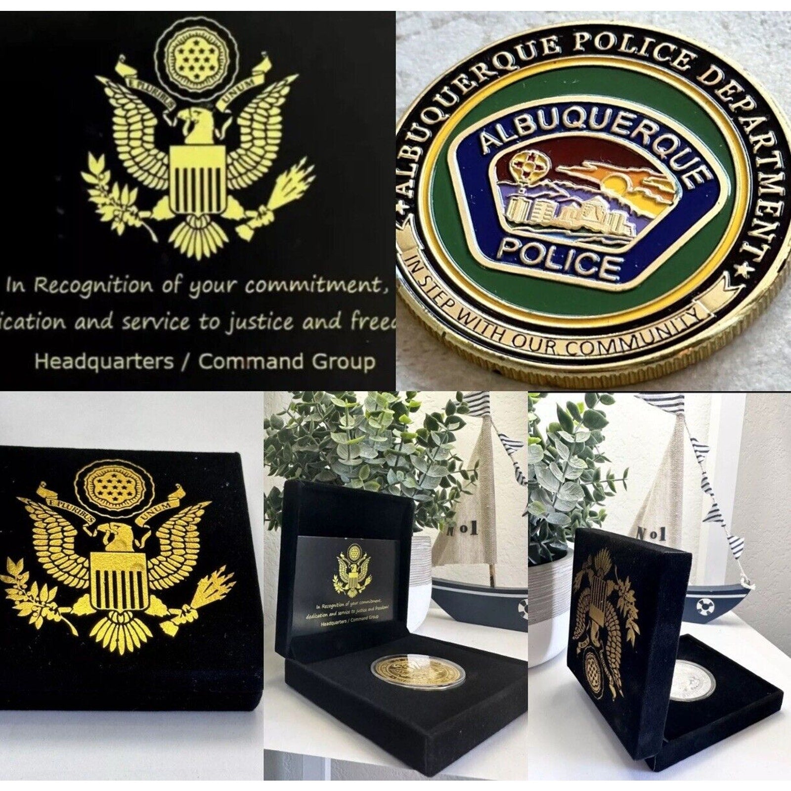 City Of Albuquerque Police Officers Dept Challenge Coin