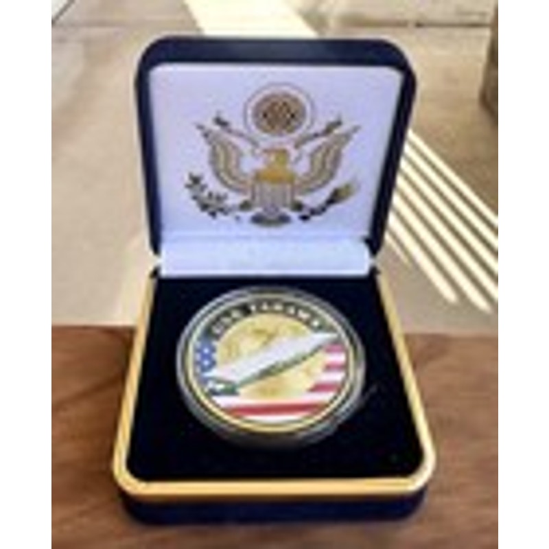 Department of Energy (DOE) Challenge Coin With Blue Velvet Case. Fast Shipping!