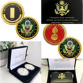 2pcs Army Rank 2LT 2nd O-2 And Ordnance Corps Coin