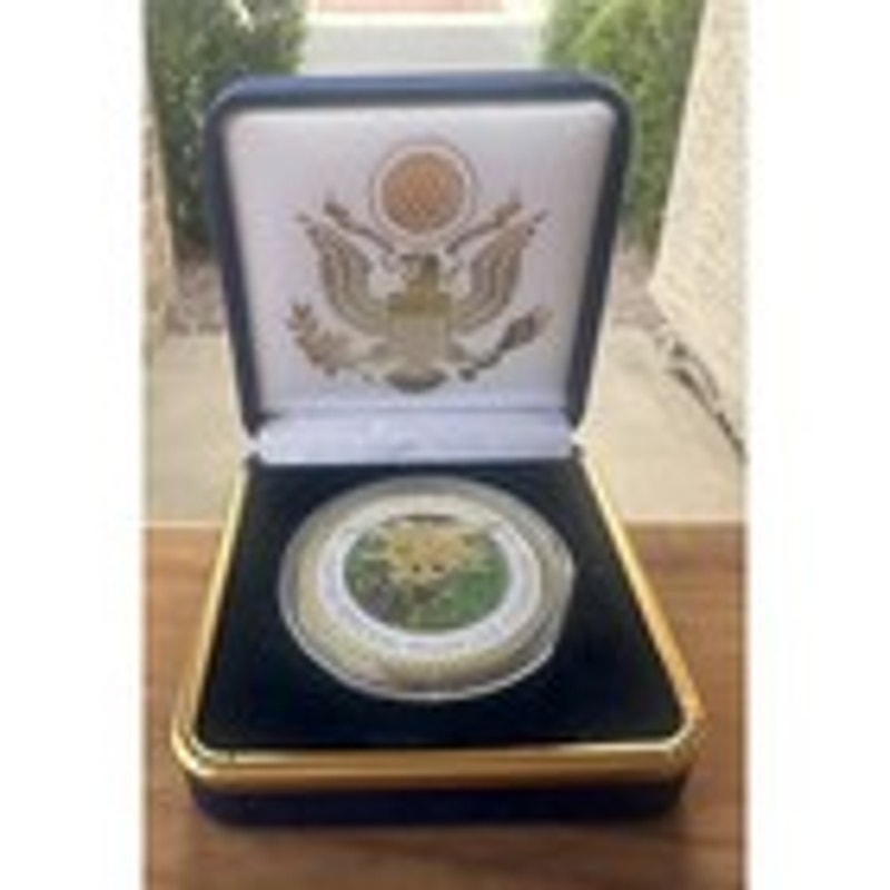 Department of Energy (DOE) Challenge Coin With Blue Velvet Case. Fast Shipping!