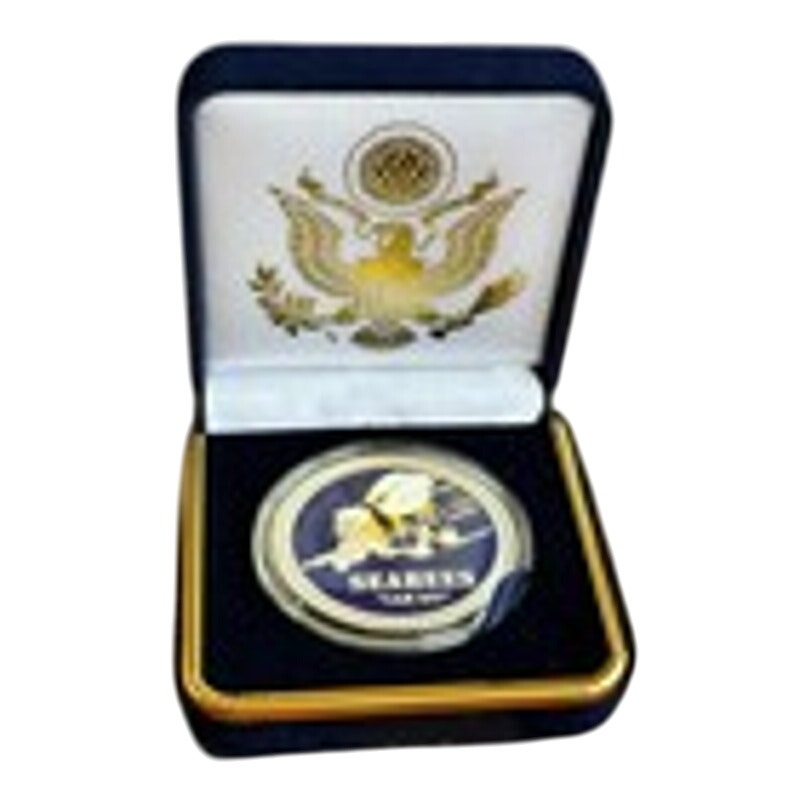 Department of Energy (DOE) Challenge Coin With Blue Velvet Case. Fast Shipping!