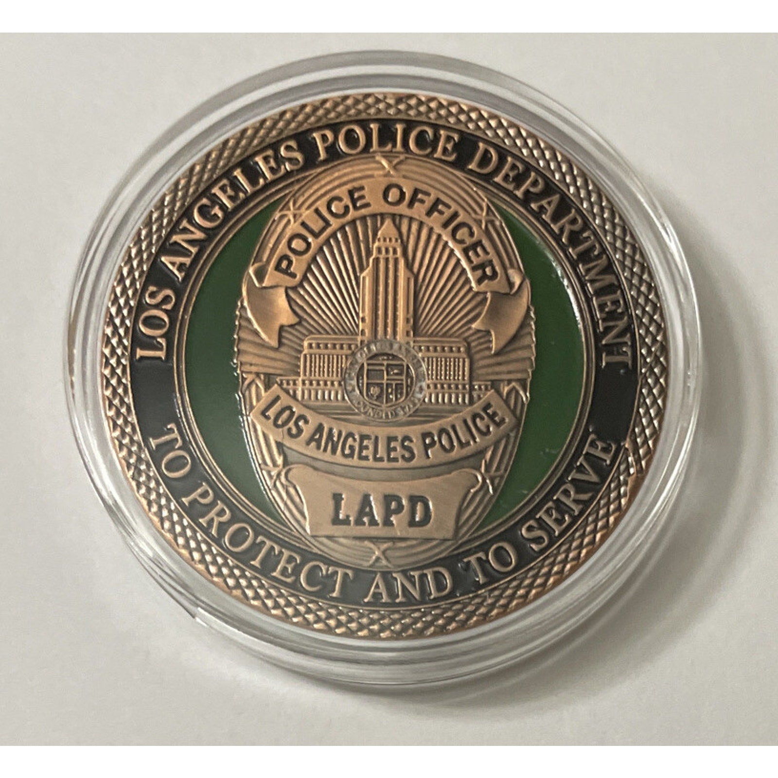 LAPD - California Collectable Challenge Coin Limited Archivement Arward