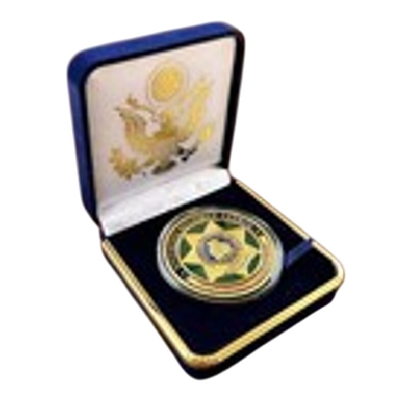 Department of Energy (DOE) Challenge Coin With Blue Velvet Case. Fast Shipping!