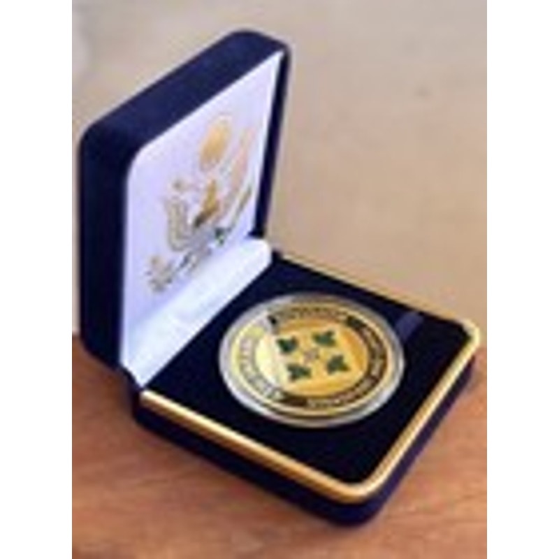 Department of Energy (DOE) Challenge Coin With Blue Velvet Case. Fast Shipping!