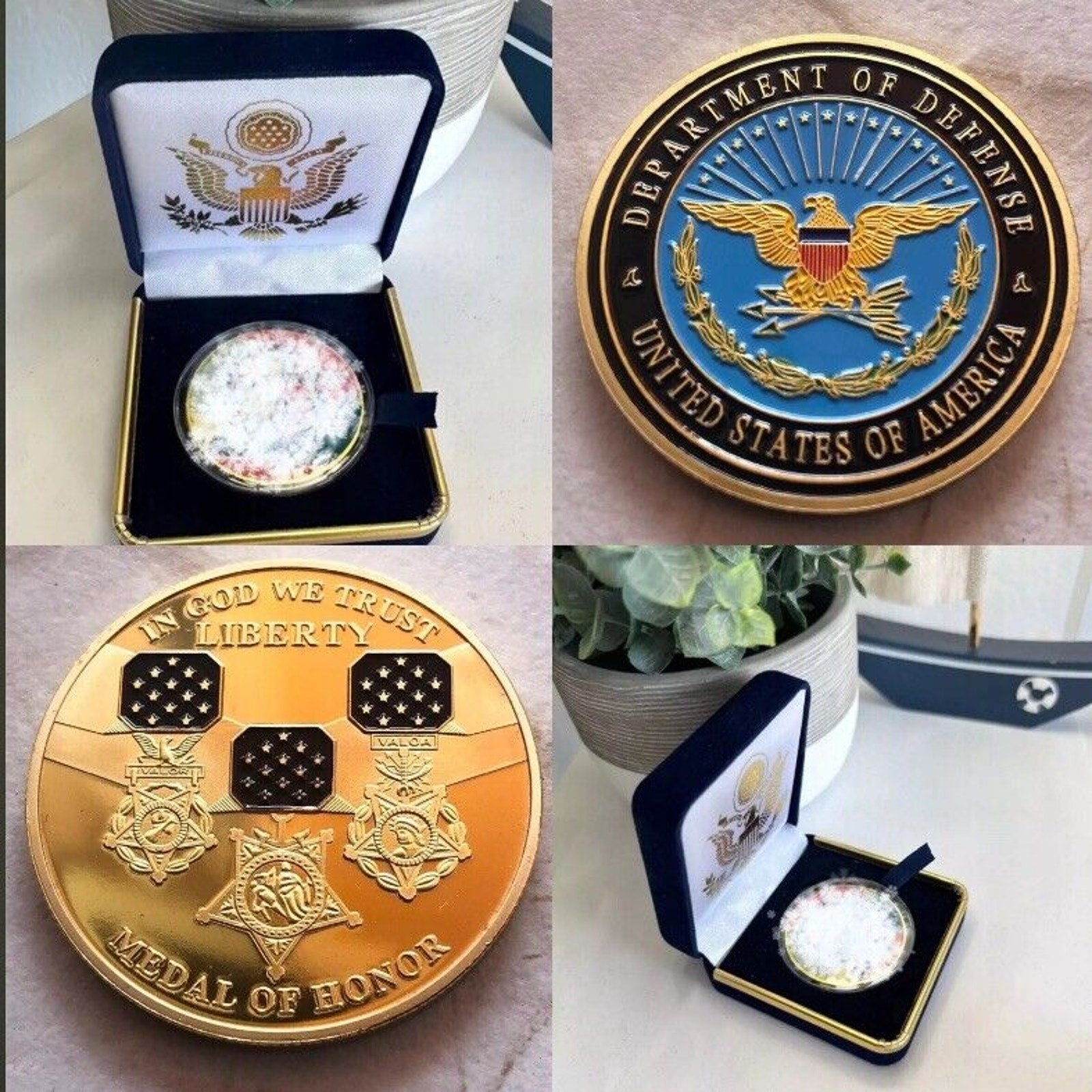 MEDAL OF HONOR US A Presidential Gift Box Coin