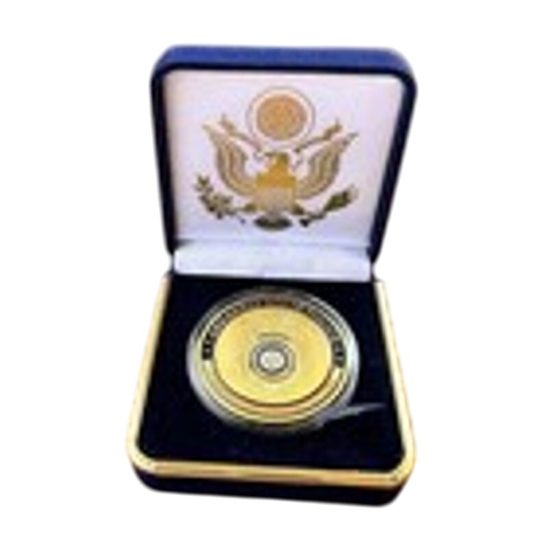 Department of Energy (DOE) Challenge Coin With Blue Velvet Case. Fast Shipping!