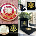 NEW ORLEANS FIRE DEPT. Challenge Coin With Special Case Retirement Award