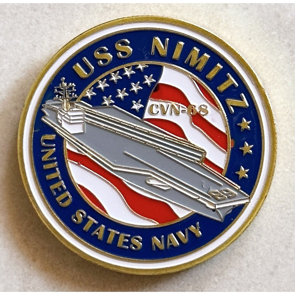 US NAVY - USS NIMITZ CVN-68 Challenge Coin USN